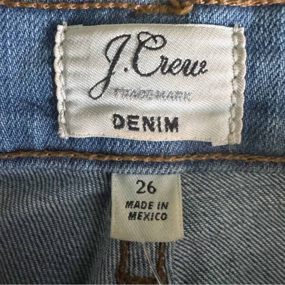 J. Crew Classic Blue Denim Pencil Skirt Size 26 - Picture 4 of 6